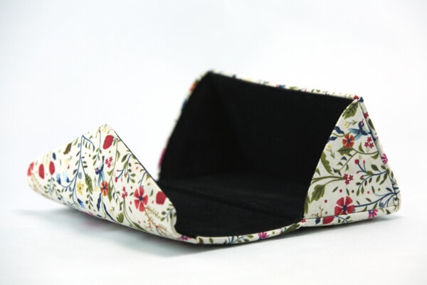Floral Pattern White Hard Cover for Sunglasses