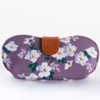 Jasmine Floral Grey Soft Cover for Sunglasses