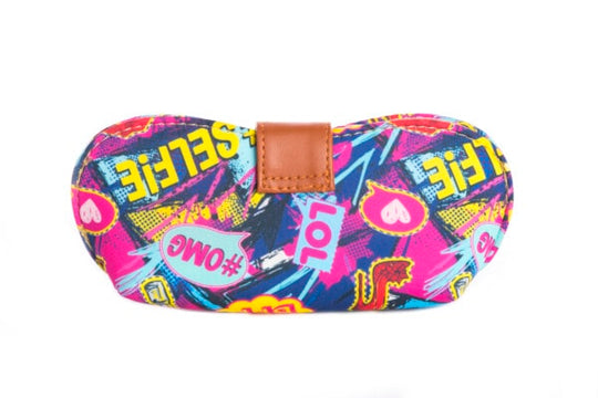 Millennial Slang Theme Soft Cover for Sunglasses