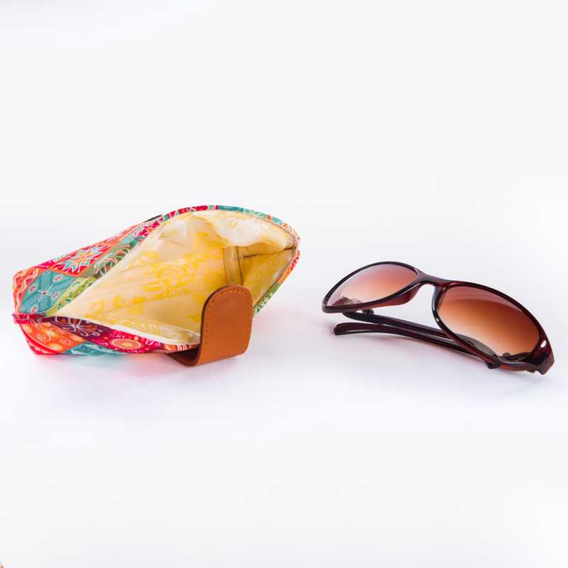 Abstract Square Patch Soft Cover for Sunglasses