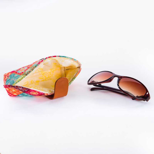 Abstract Square Patch Soft Cover for Sunglasses