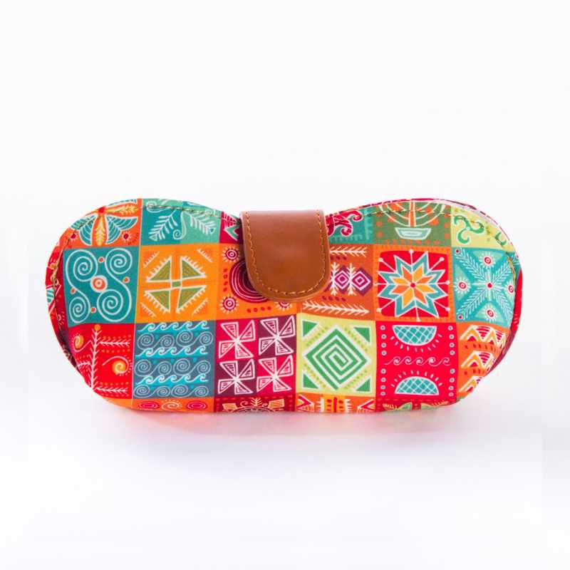 Abstract Square Patch Soft Cover for Sunglasses