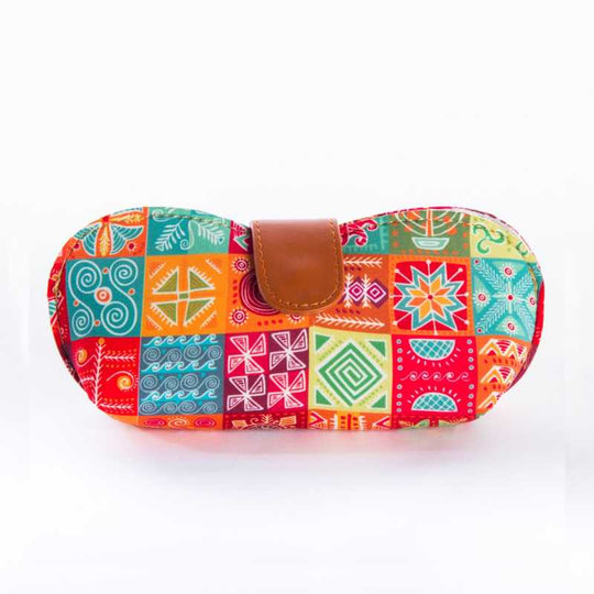 Abstract Square Patch Soft Cover for Sunglasses