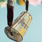 Blue Cylindrical Shaped Women’s Shoulder Hand Bag