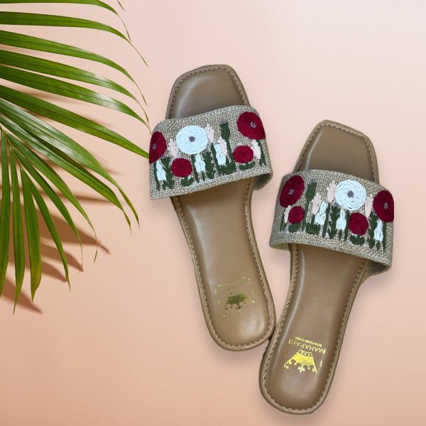 Crochet Embroidery Women’s Flats
