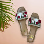 Crochet Embroidery Women’s Flats