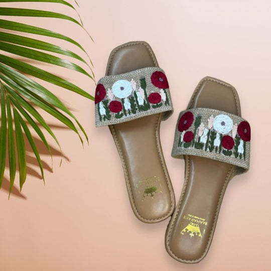 Crochet Embroidery Women’s Flats