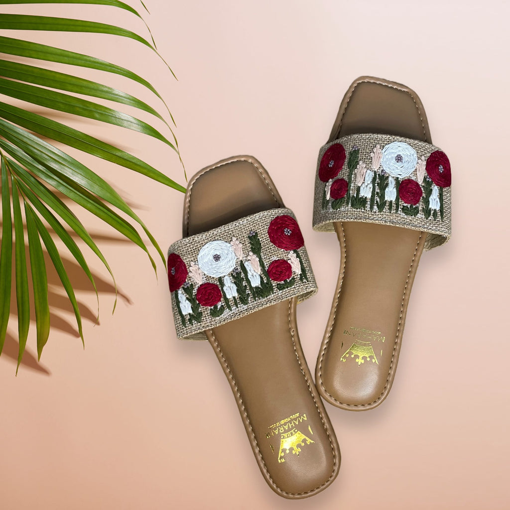 Crochet Embroidery Women’s Flats