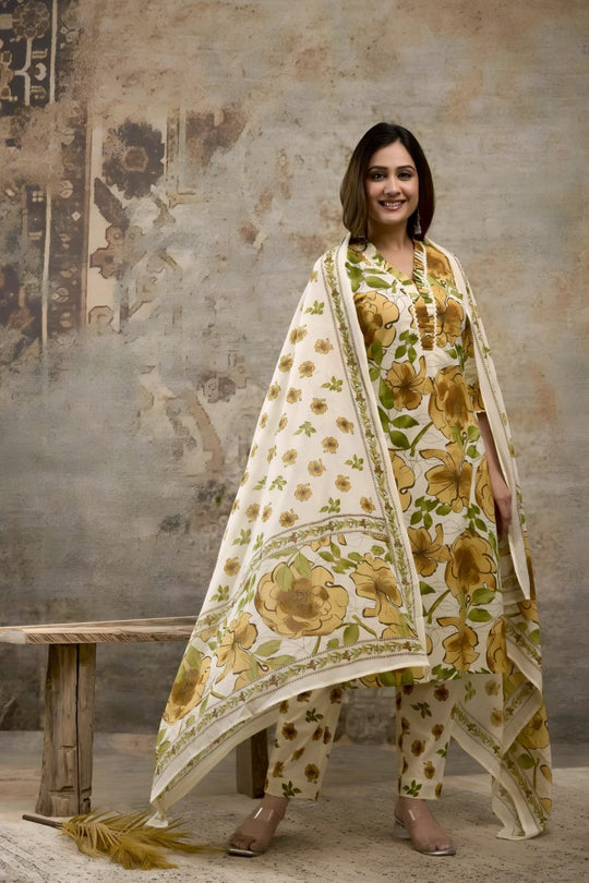 Floral Printed Women’s Salwar Set