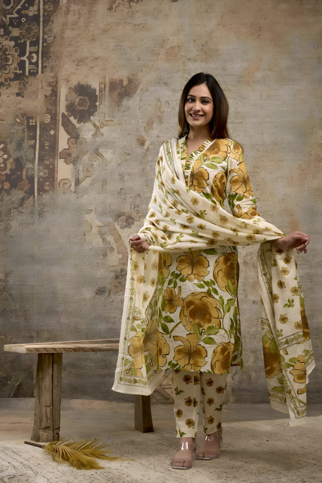 Floral Printed Women’s Salwar Set