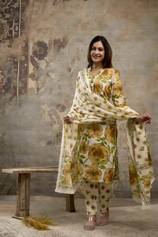 Floral Printed Women’s Salwar Set