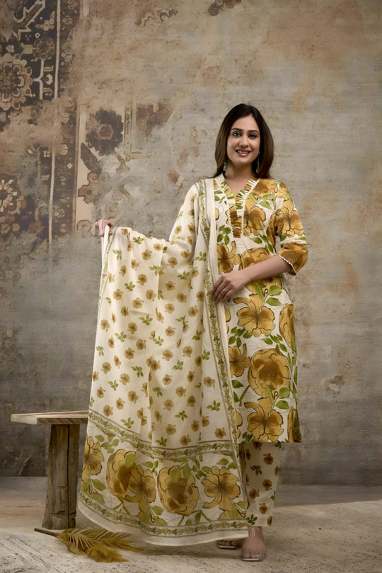 Floral Printed Women’s Salwar Set