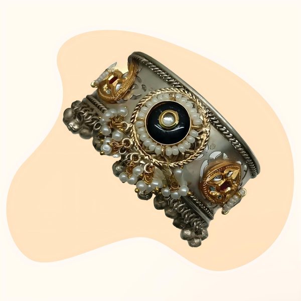 Black Handmade Brass Adjustable Fusion Bracelet