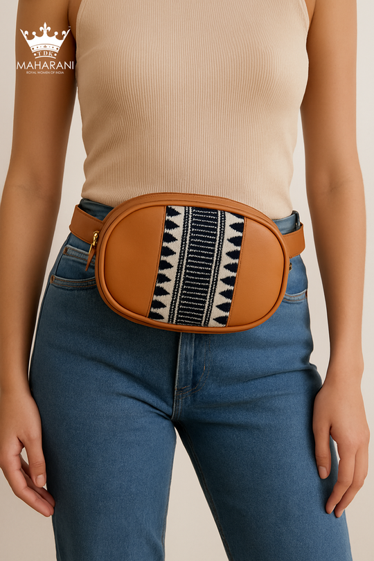 Black Waist Sling Bag