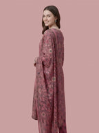 Lilac Pink Jaipuri Print Work Women’s Salwar Set