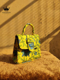 Lemon Yellow Mini Chic Box Tote Bag