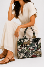 Wild Tropics Jacquard Medium Tote