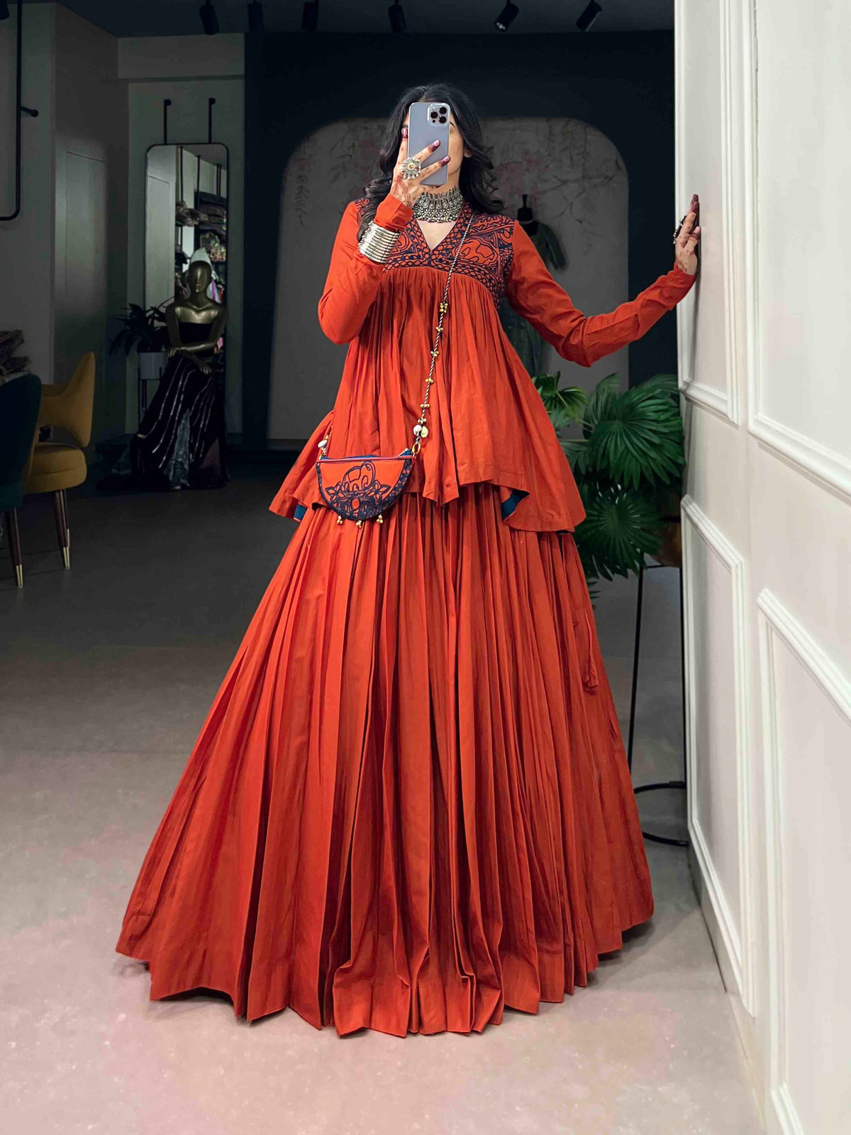 Mehr Rust Flared Ethnic Set