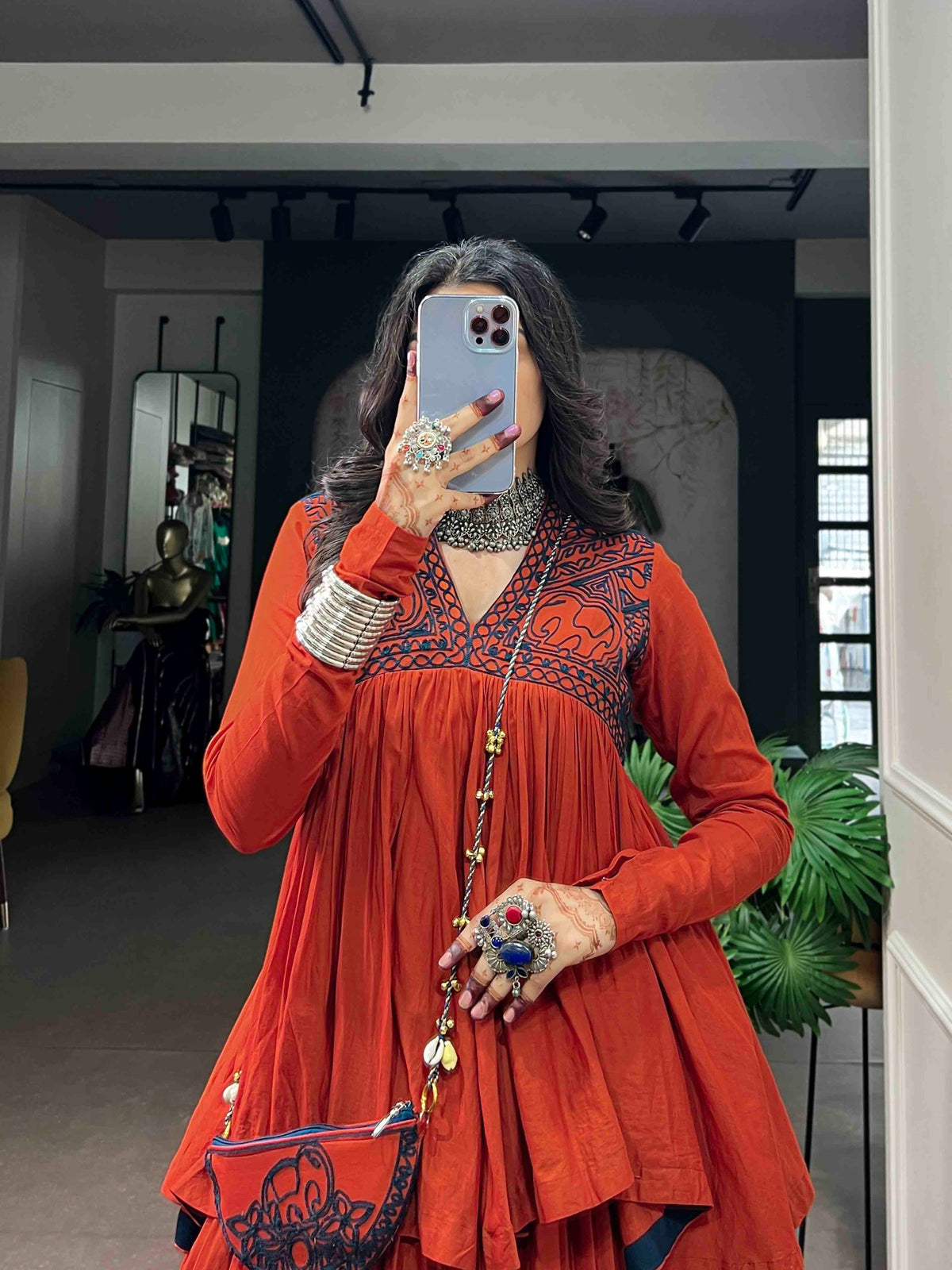 Mehr Rust Flared Ethnic Set