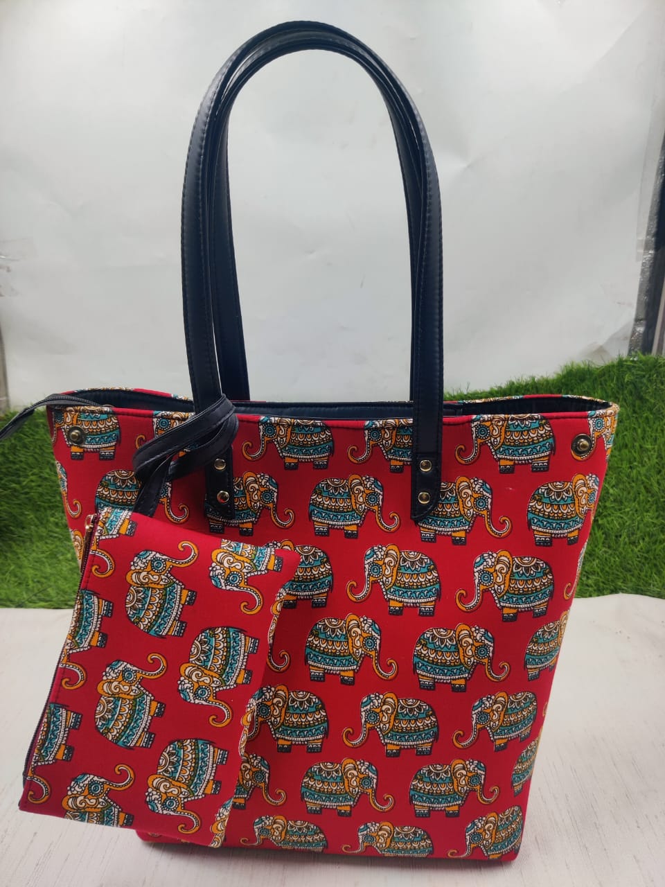 Rangini Elephant Tote Handbag