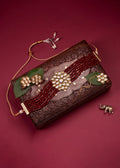 Maroon Kundan Jewellery Choker Set
