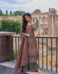 Green Multi Embroidery With Mirror Work Salwar Set