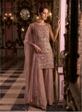 Lilac Multi Heavy Embroidery Palazzo Set