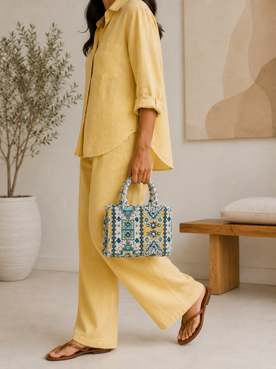 Leher Small Tote Bag