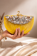 Yellow Raisin Clutch