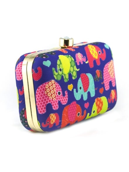 NaRaYa Elephants Fabric Handbag Shoulder bag Beige Ro… - Gem