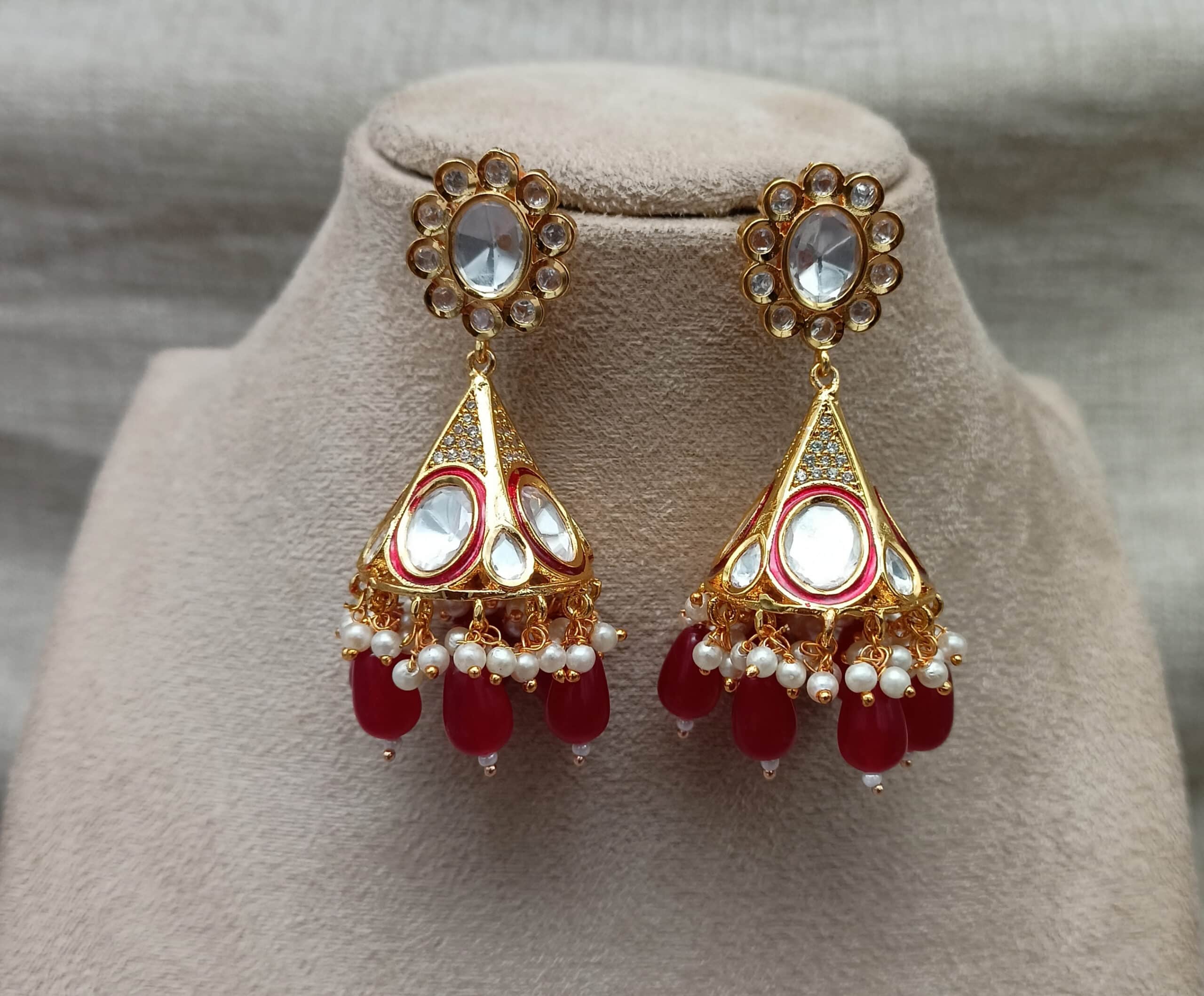 Red Style Earrings – Royal Sanduk