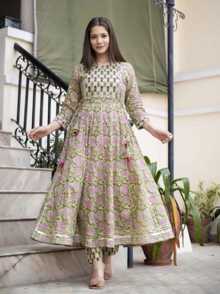 Kurta frock clearance design