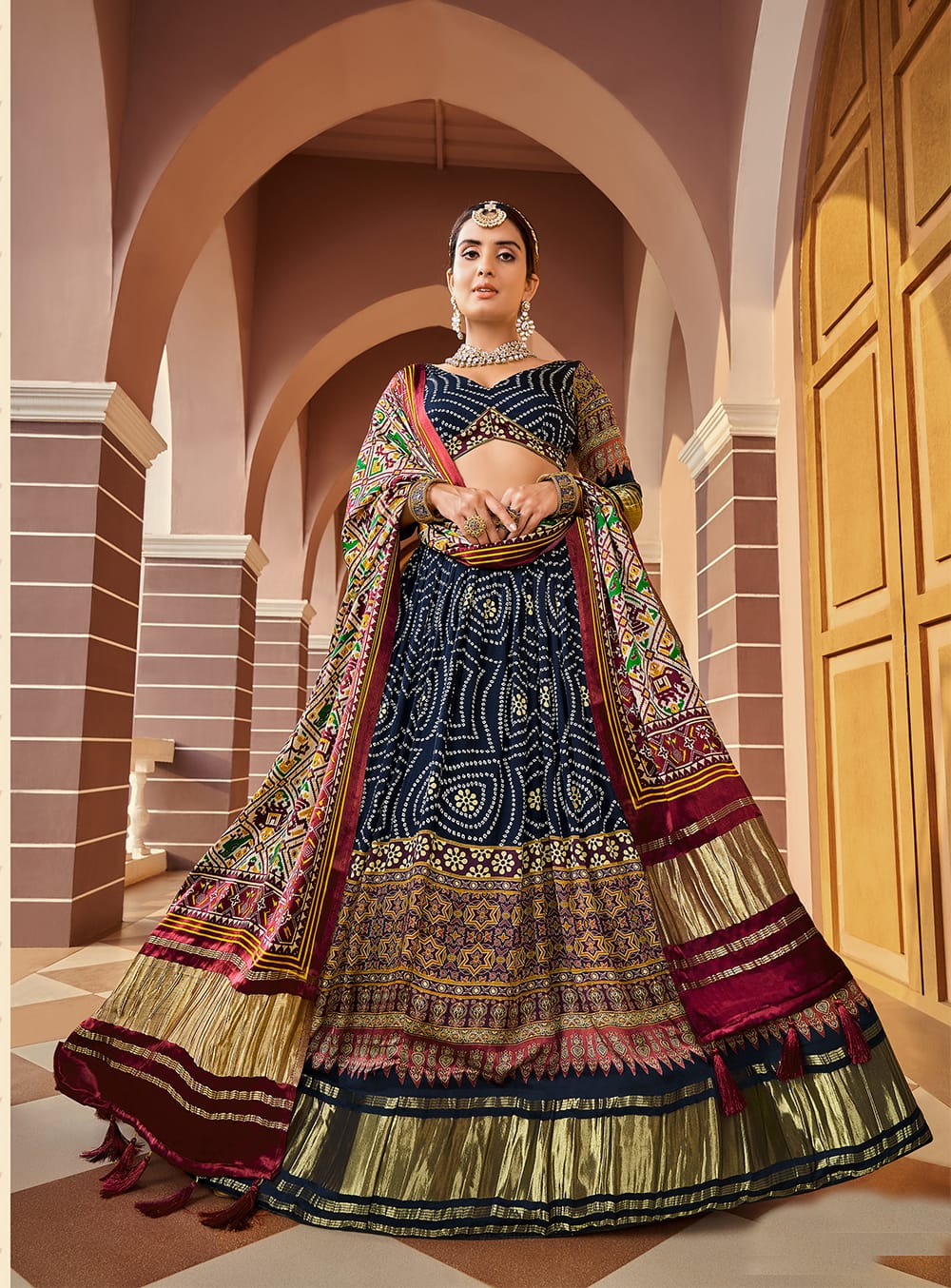 Gaji silk chaniya choli best sale