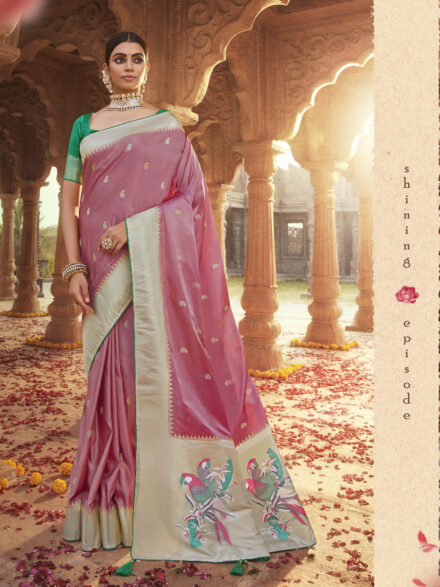 Buy Wedding Wear Light Blue Kanjivaram Silk Saree Online From Surat  Wholesale Shop.