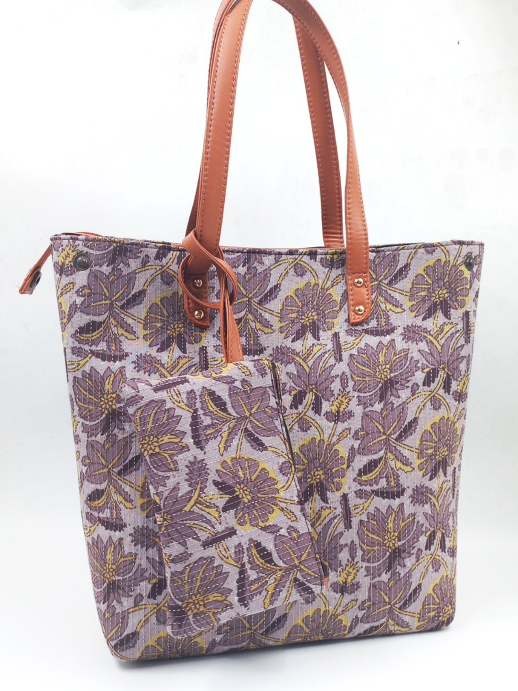 Lavender tote bag hot sale