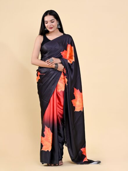 Mayur Authentic Traditional Handloom Pure Silk Paithani In A Combination Of  Black And Rustic Orange Saree in Pune at best price by Very Much Indian -  Justdial