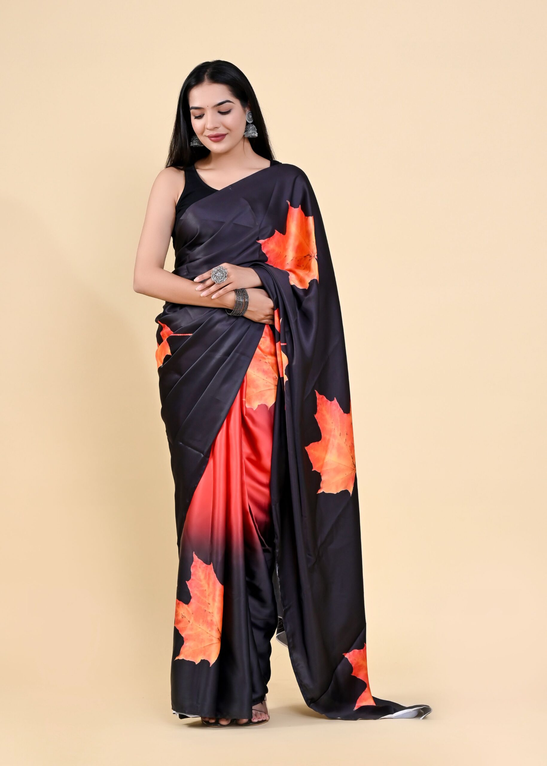 Black Saree: Black Designer Sarees Online