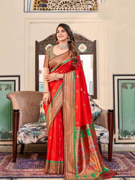 181119 paithani silk saree